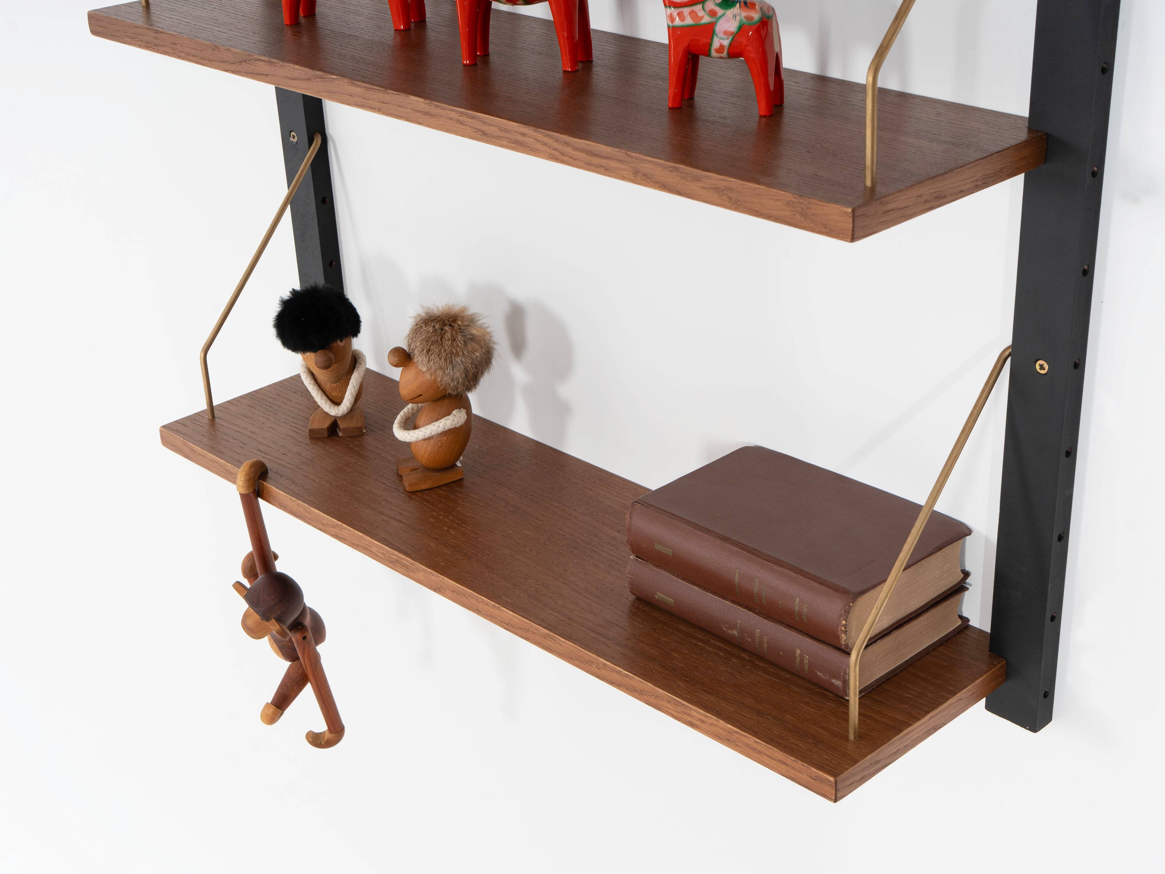 Oak modular shelving unit, Danish design, 1960s, made in Denmark
