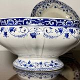 4 old Moustiers plates