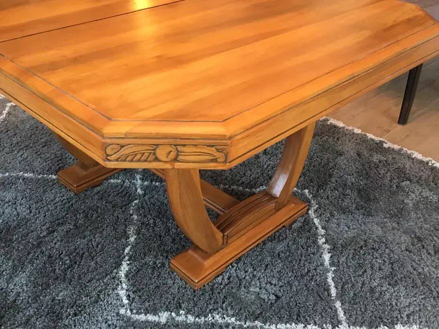 1930s art deco wooden table