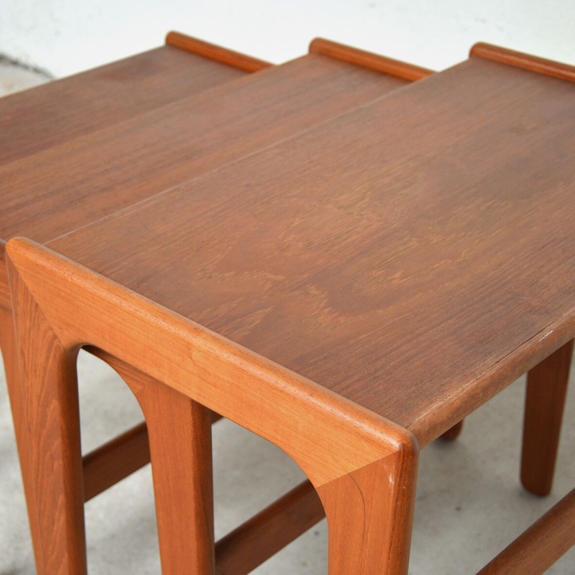 Tables in teak, Denmark 1960