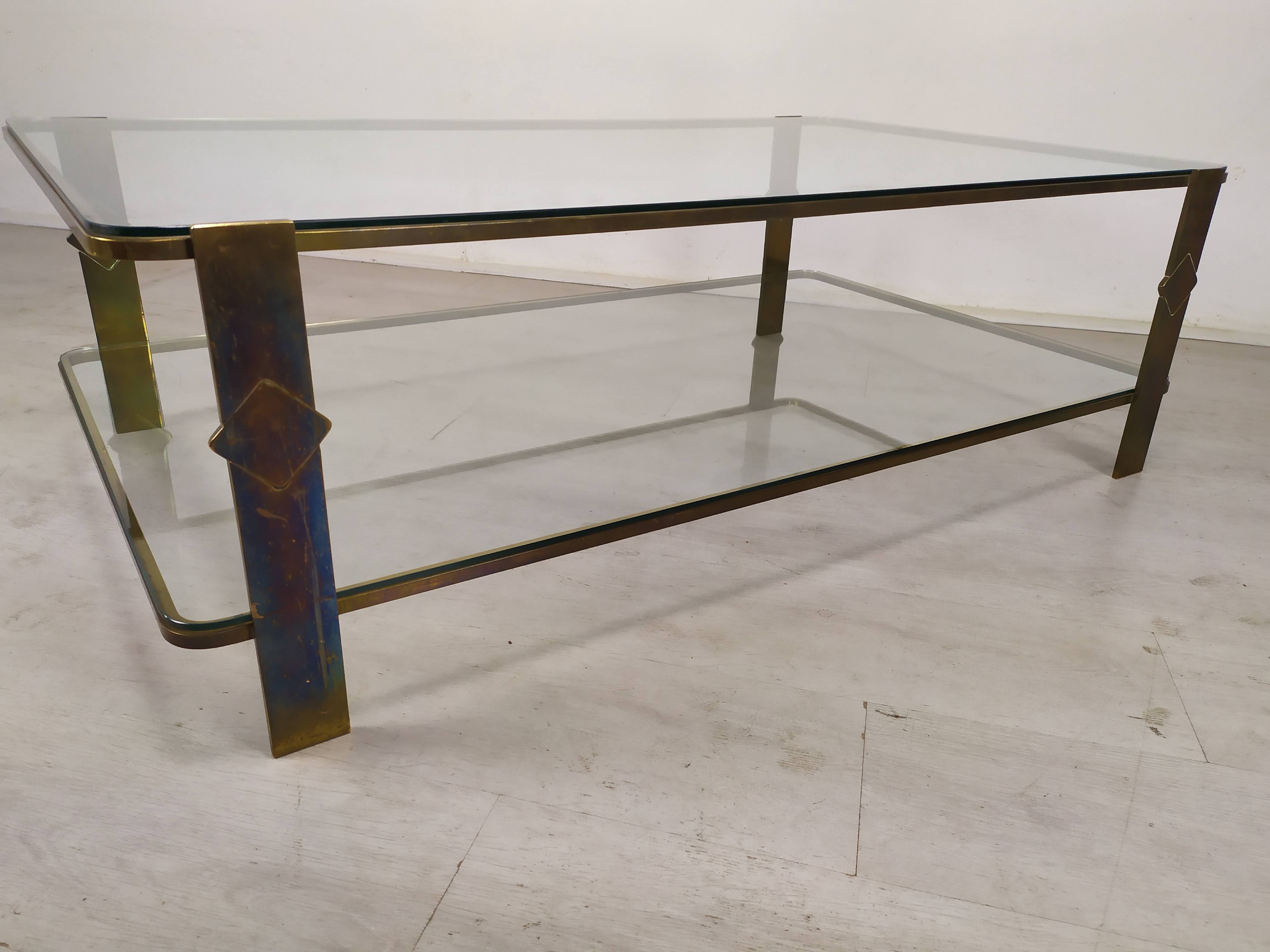 Coffee table bronze house malabert