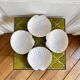 4 scallop bowls