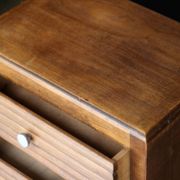 Rare: small side table or bedside table by RENE GABRIEL (1950s).