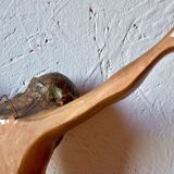 Plaster hanging icon - sculpture of Jesus in crucifixion position
