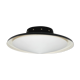 Plafonnier 1950 en métal et verre