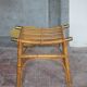 Vintage bamboo stool or bamboo luggage rack, ottoman