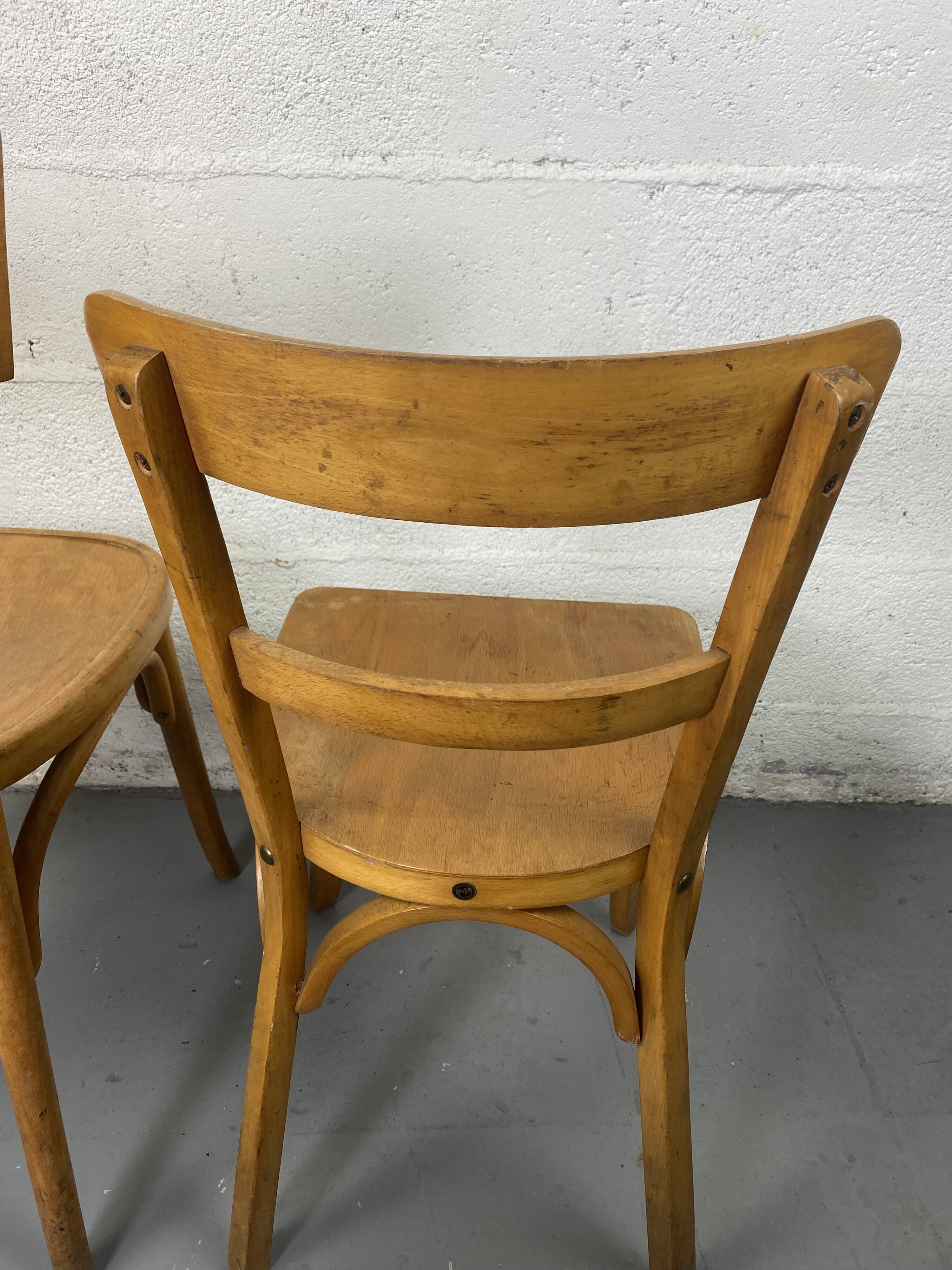 Mismatched bistro chair x2