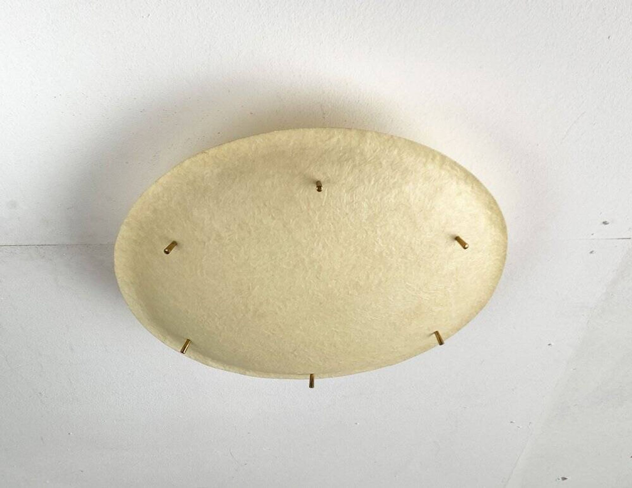 Mid-century minimalist fiberglass ceiling light, 1960s