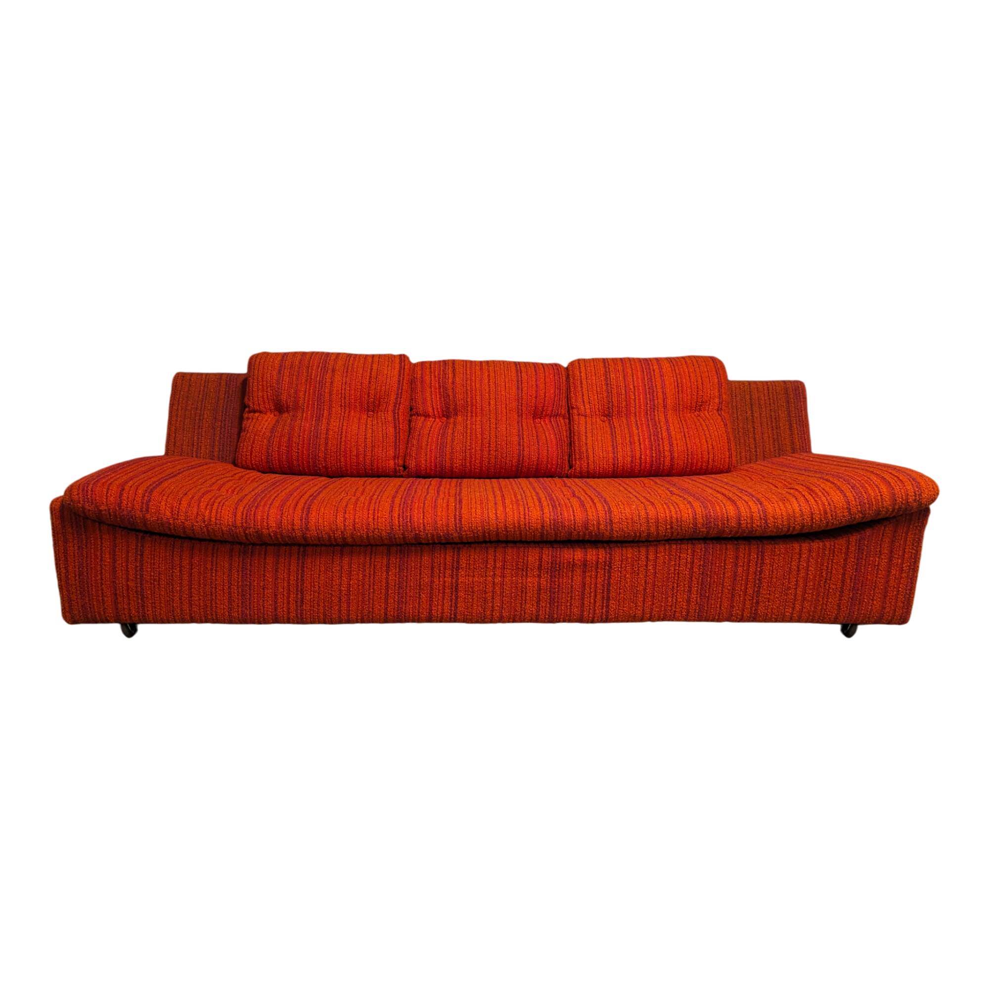 Sicaf goose feather-filled terry fabric sofa