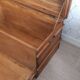 Large old trunk (steam box) in solid wood.