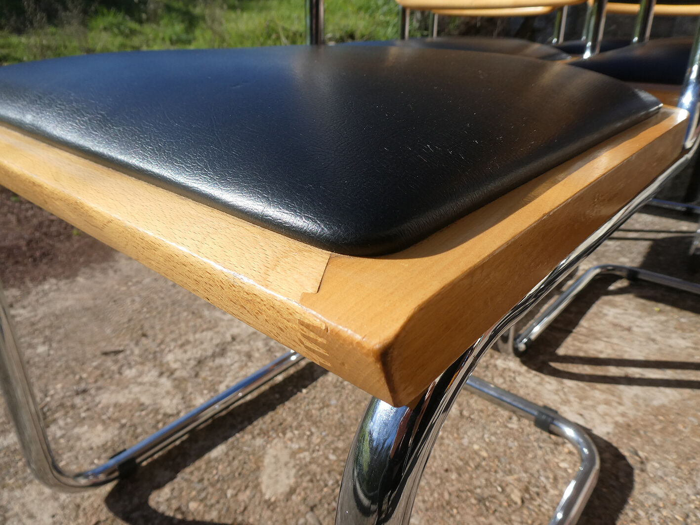 Lot de 6 chaises Cesca B32 par Marcel Breuer