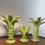 Palm candle holders Jean Roger