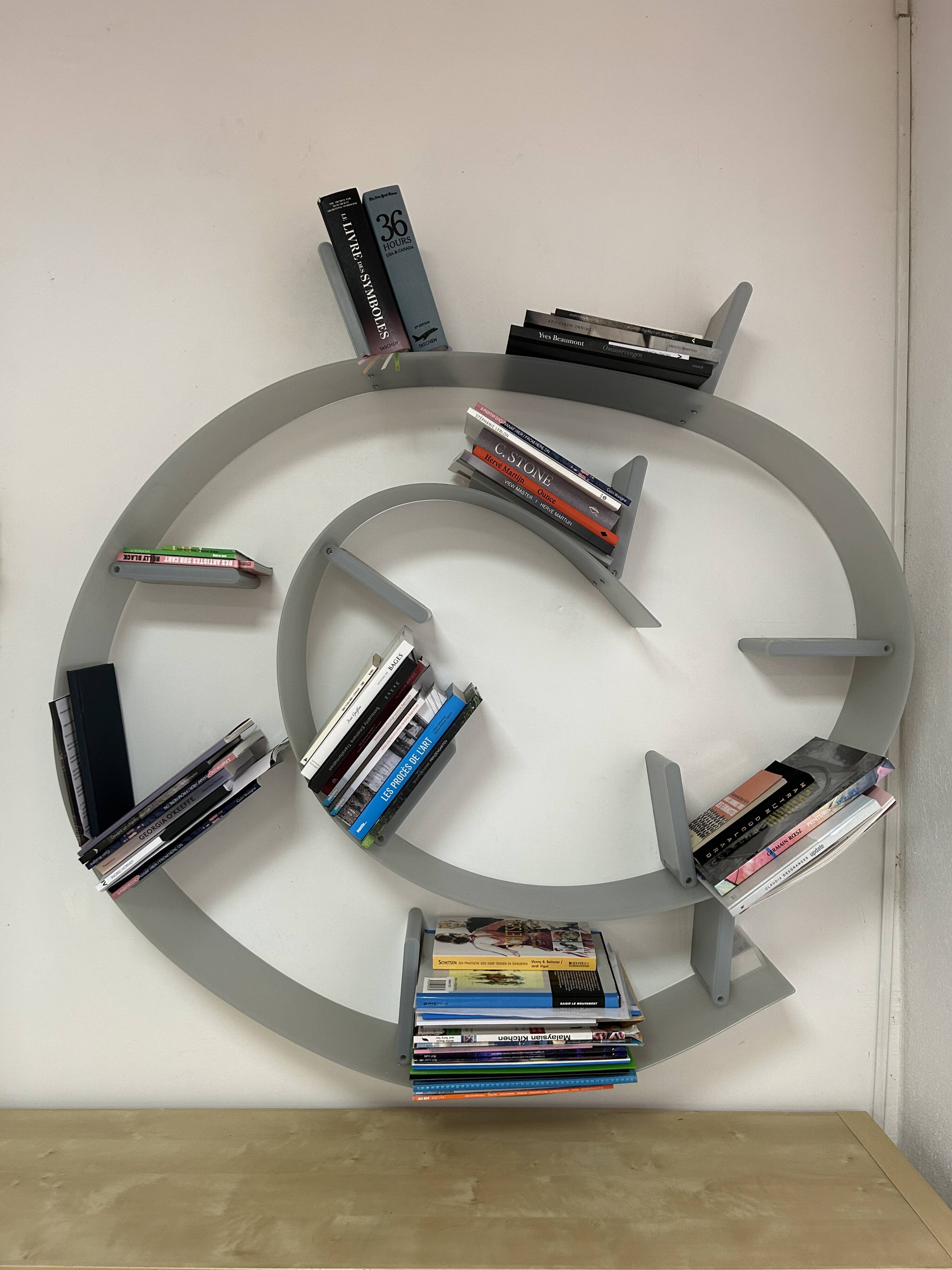 Bookworm shelf/bookcase by Kartell, designed by Ron Arad