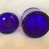 Cobalt blue and gold pot box