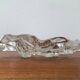 Frosted glass bowl with snail patterns, 1960s.