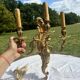Magnificent 19th Century Louis XV Style Gilt Bronze Wall Candle Holder