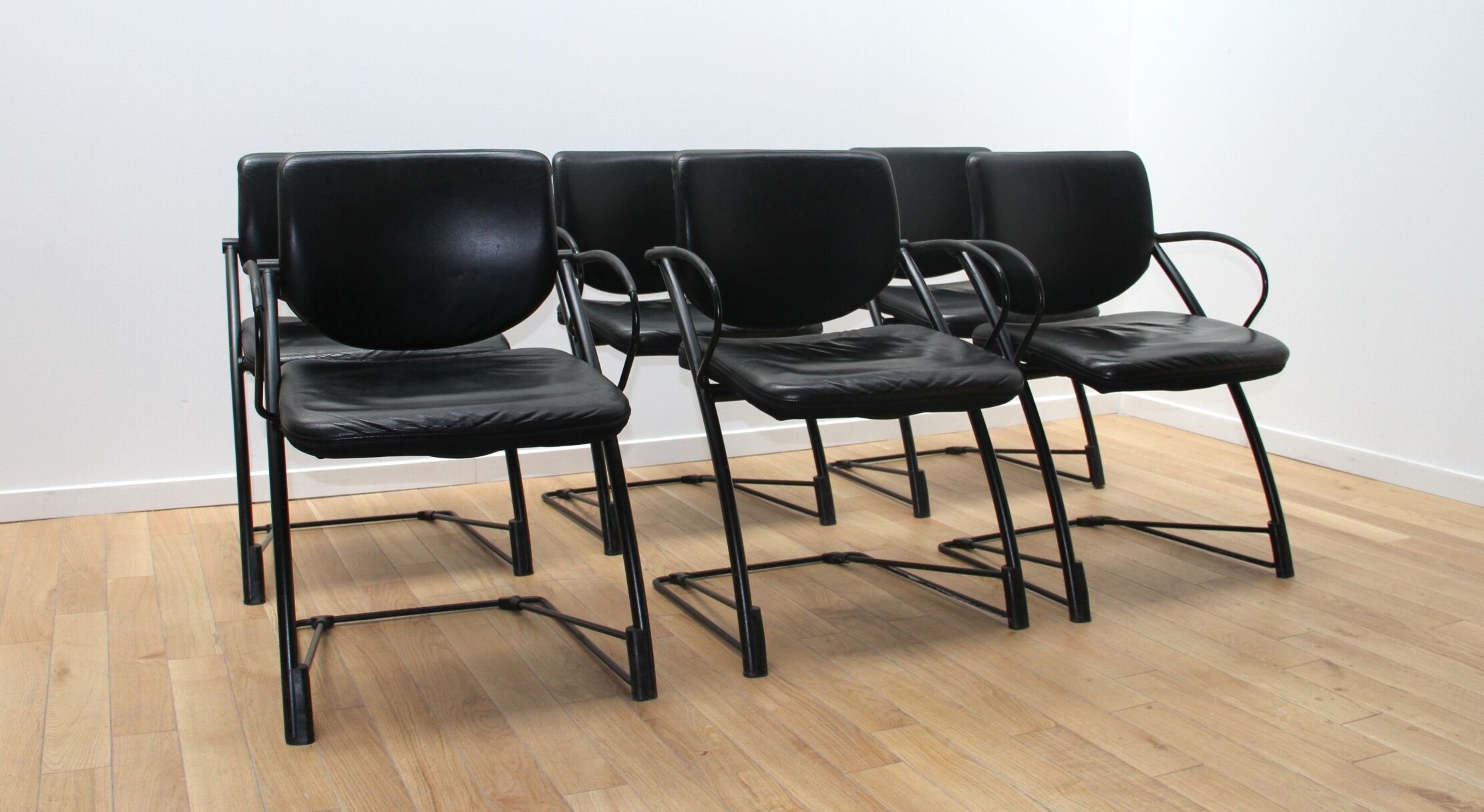 Suite de 6 chaises de bureau Steelcase