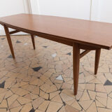 Scandinavian coffee table spindle feet