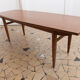 Scandinavian coffee table spindle feet