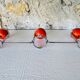 Space Age Chrome and Wood Wall Coat Rack 1970s