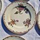 Clairefontaine earthenware plate and fruit bowl set, Saxe model