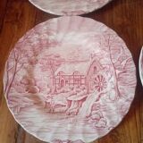 The Mill Staffordshire England Dessert Plate