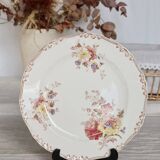 Vintage polychrome ironstone plate Bisto England - Anson model