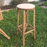 Bar en rotin vintage