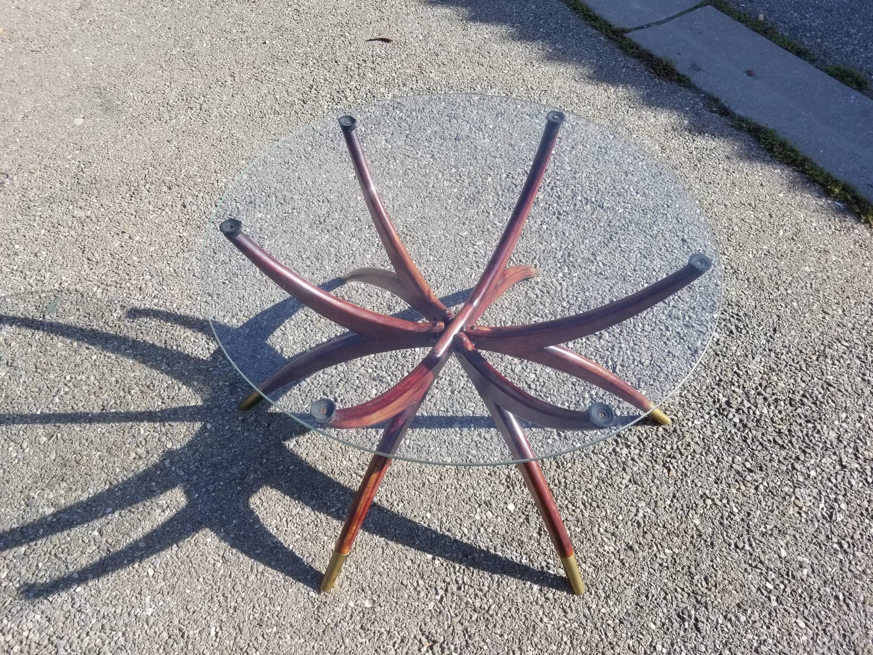 Vintage round coffee table