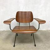 Vintage armchair lounge fauteuil by Tjerk Reijenga for Pilastro