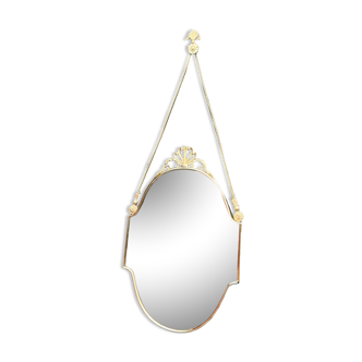 Miroir en laiton doré