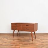 Mid-century danish teak chest of drawers, 1960s.