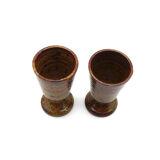 Lot of two pyrite sandstone mazagrans