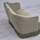 1960s, Danish 2 seater sofa, original condition, green furniture velour.