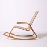 Bentwood rocking chair by Ludvik Volak, Holesov, Czechoslovakia, 1960s