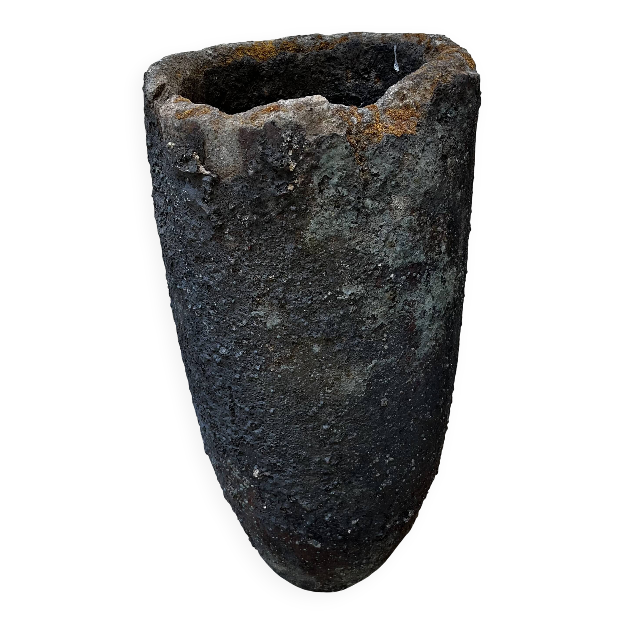 Large cast iron pot