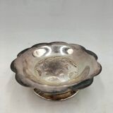 Silver-plated butter dish