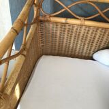 Baby rattan bed