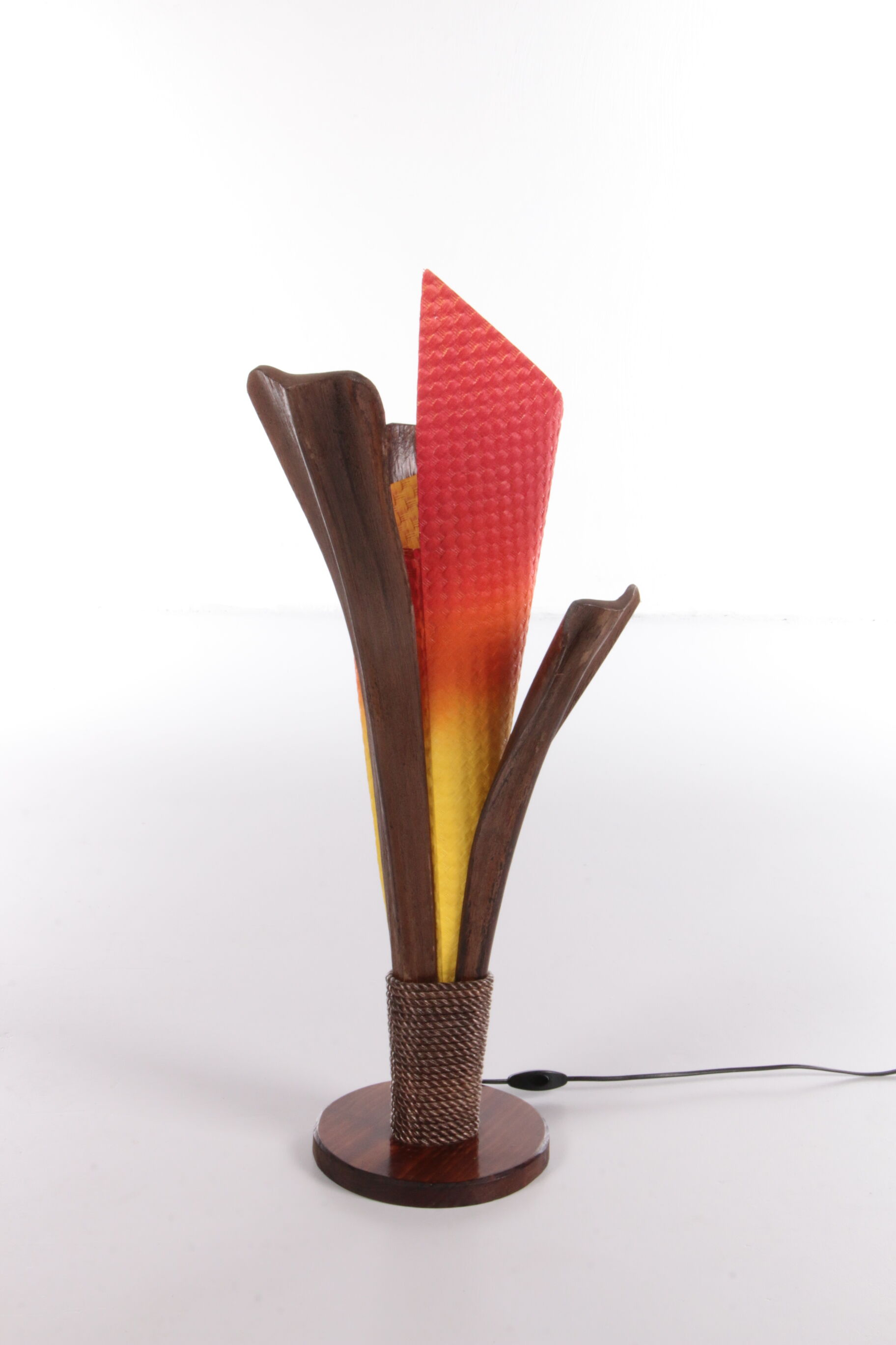 Vintage French Floor Lamp Model Flame, 1980s