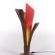 Vintage French Floor Lamp Model Flame, 1980s