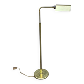 Brass floor lamp, height adjustable