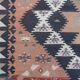 Vintage Turkish hallway rug 86x357 cm