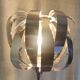 XL table lamp in chrome metal by Seylumiere - 70s/80s