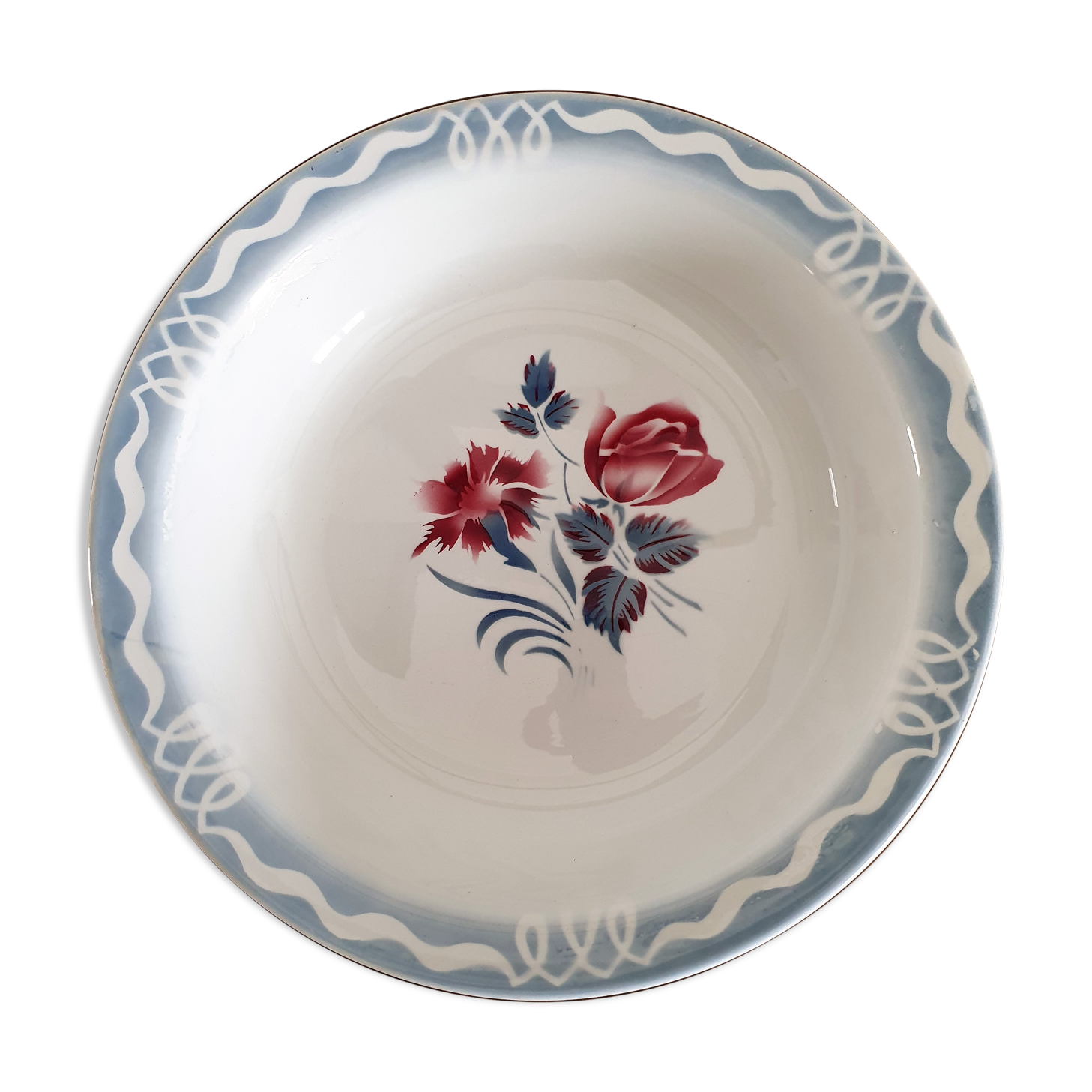 Hollow dish Digoin Sarreguemines model Marinette