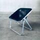 Plona Leather Side Chair by Giancarlo Piretti for Castelli, 1970s