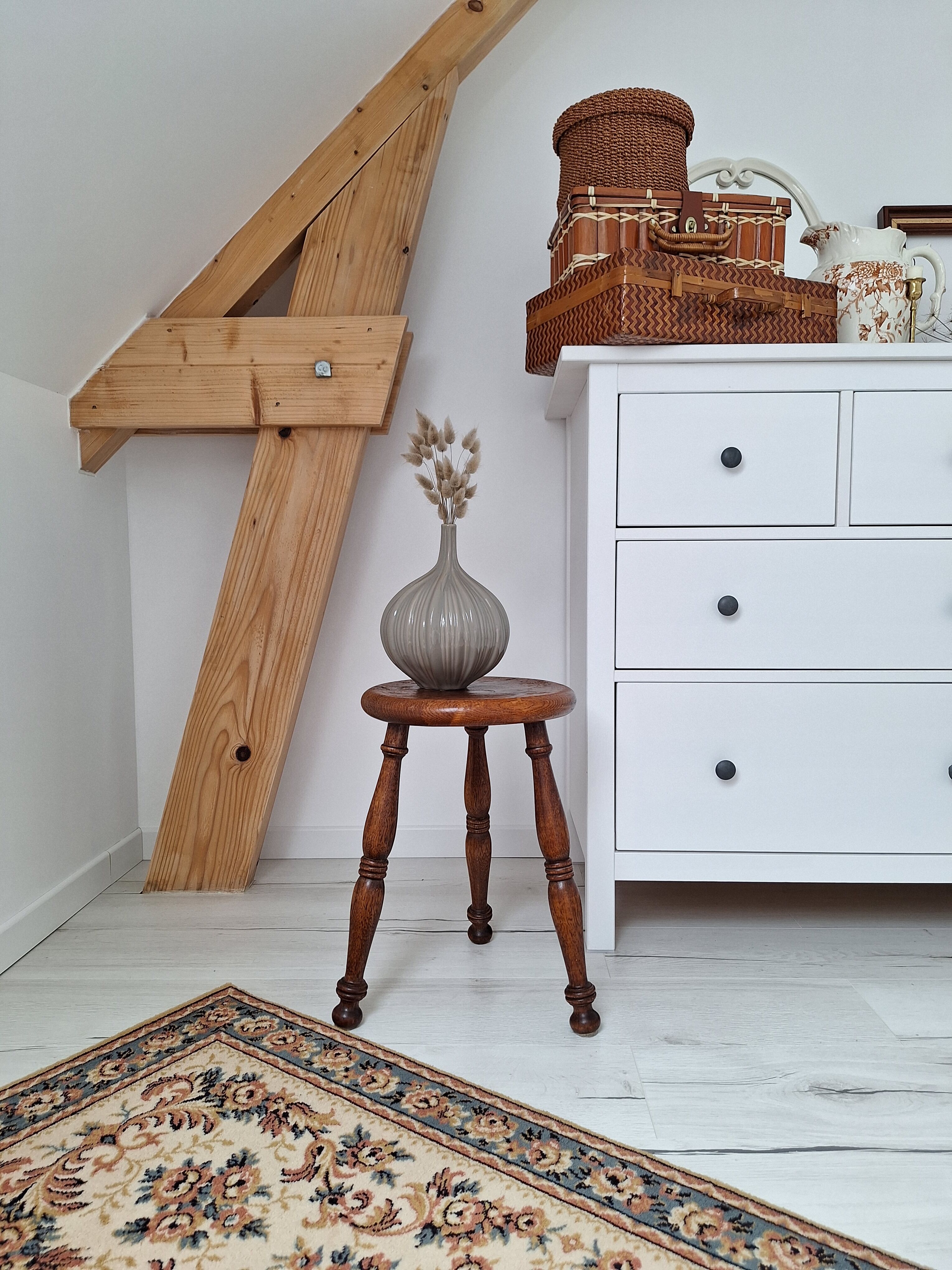 Vintage tripod stool