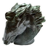 Horse head signed J. Spratt