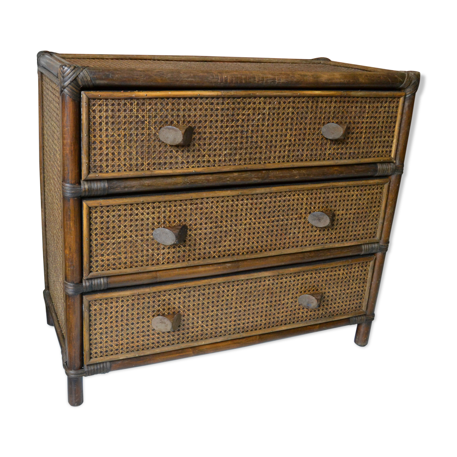 Vintage bamboo and rattan