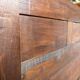 Antique carved wooden storage bench