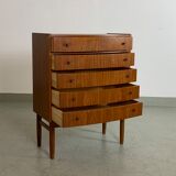 MidCentury Teak chest of drawers Denmark 1960s